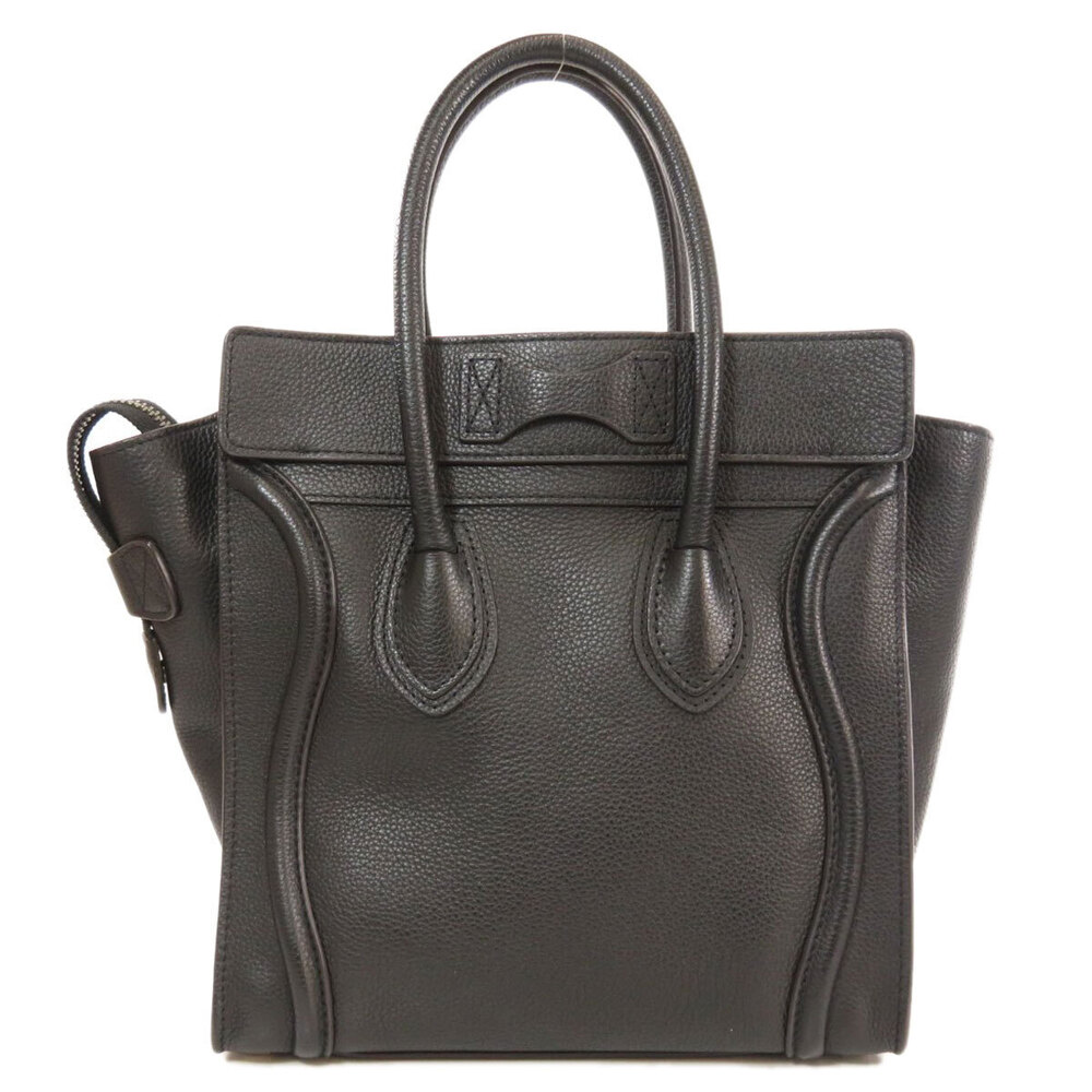 Celine Handbag Luggage Calfskin Black